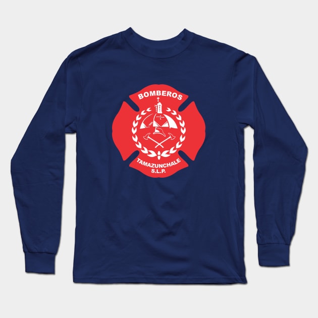 Bomberos Tamazunchale S.L.P Mexico Long Sleeve T-Shirt by LostHose